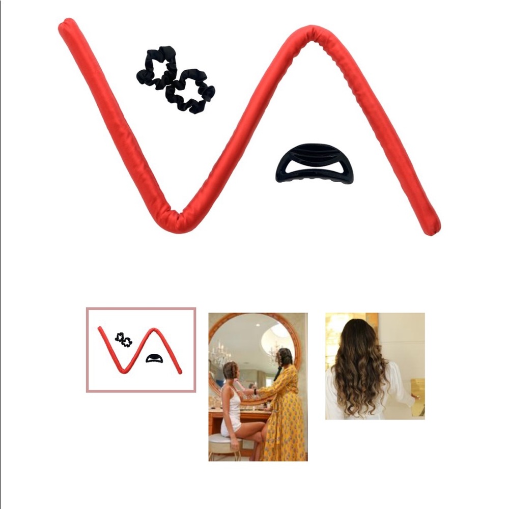 Heatless curling ribbon.